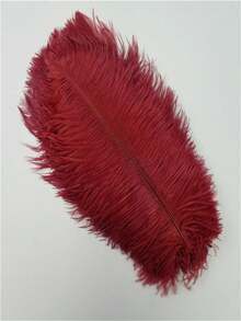 5pcs 12-14 Inch Colorful Artificial Ostrich Feathers, Handmade Crafts, Wedding Decor, Tabletop Centerpiece, Carnival Decoration - 5pcs 30.35cm Ostrich Feathers - View 17