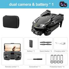 高清电动无人机，配备可调节双摄像头、长寿命电池、WiFi FPV、无头模式、智能避障、LED灯、USB充电、防摔耐用，是送给年轻人的完美礼物。 - 彩色 - 查看 15