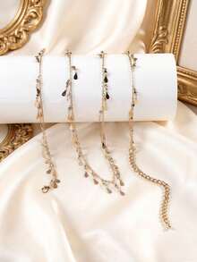 1件复古百搭奢华女士颈链，精致优雅的项链配饰 - 一條項鍊 - 查看 2