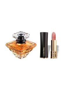 Lancôme 【香水套装】Tresor 女士香水喷雾+L'Absolu Rouge Drama 哑光唇膏 EDP+217 Nude Shot 香水（100毫升）+0.12盎司/3.4克 - 多樣化香型 - 查看 2