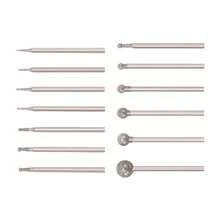 13 Pcs Ball Shape Burr Mounted Grinding Burs Stone Carving Set With 3/32 Inch Mandrel For Rotary Tools - Multicolor - View 3
