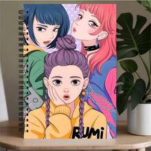 1pc Spiral Notebook, 100 Durable Spiral Bound Pages, Suitable For Study, Work And Note-Taking, High-Quality Paper Material, Sketchbook, Premium Paper, Gift For Shoppers, Study Planner, Themed Diary, Notebook. Suitable For All 4 Seasons - A5 - View 7