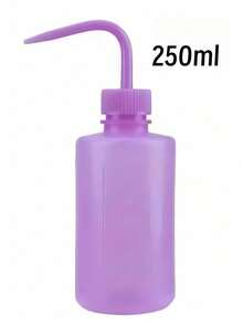 1-2 piezas Botella rociadora de plástico, herramienta de riego de plantas con pico curvo, riego de plantas suculentas y macetas, limpieza de tatuajes - Multicolor - Ver 23