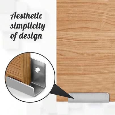 5件套壁挂式置物架，不锈钢壁挂支架挂钩，瓷砖支架，重型壁挂支架，适用于相框、镜子、瓷砖