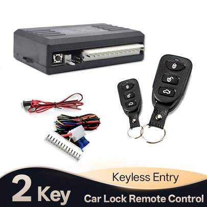 12V Universal Car Remote Control Central Locking Alarm Keyless Entry System Kit, Trunk Remote Release