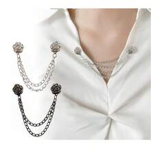 Áo thun Camellia tay ngắn, gấu áo có khóa điều chỉnh, quá dài, cài nút cố định, thích hợp cho mùa xuân và mùa hè. - Nhiều màu - Xem 8