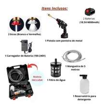 High Pressure Washer Gun With 2 Rechargeable Batteries 48V 2 Battery (3061) - Negro - Ver 5