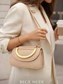 Elegant Premium Women's Handbag – The Touch Of Luxury That Transforms Any Look - Màu Khỏa thân - Xem 1
