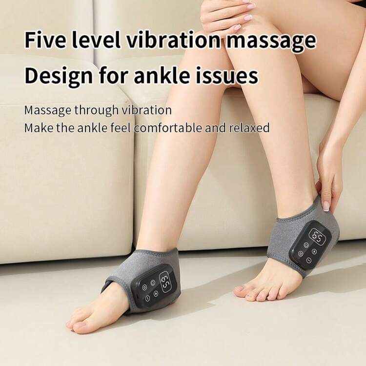 1pc USB Rechargeable Portable Foot Massager, Simple Operation, LCD Display, Smart Timing Vibration & Temperature Sensing, Ideal Gift For Family & Elders, Heating Function, Essential For Mother's Day & Father's Day, 2000mAh - View 11