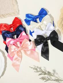 10个蝴蝶结发夹，百搭大气，适合日常佩戴、旅行拍照、校园穿搭 - 混合色 - 查看 3