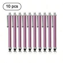 10pcs Aluminum Alloy Touch Screen Stylus Pen - Multicolor - View 24