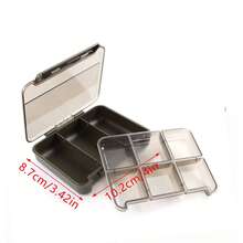 Caja de aparejos de pesca de 5 niveles de uso múltiple con 19 compartimentos, divisores transparentes de plástico ABS, organizador portátil de cebos para almacenamiento de accesorios de pesca - Multicolor - Ver 16
