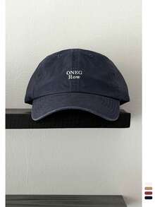 Soft Crown Plain Letter Embroidery Baseball Cap, New Spring/Summer Unisex Casual American Style Snapback Hat, Designer Model, Large Head Circumference, Retro Gray Color, Versatile Sun Protection Baseball Cap,Beach,Vacation,Holiday,Travel - ONEG Row Embroidery - View 13