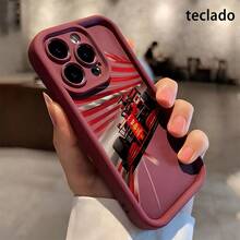 Funda para teléfono móvil con diseño de coche de carreras rojo y escalera roja, nueva, interesante y única, sencilla y a la moda, ideal como regalo de vacaciones para parejas a la moda para iPhone 7, 8, 12, 13, 14, 15, 16, 17, PRO, PROMAX, PLUS, AIR, 16E, 17AIR, X, XS, XR, XSMAX, Redmi Note 13, 14, teléfonos móviles, bolsas, accesorios para móviles, fundas para teléfonos, decoración de habitaciones, accesorios, fundas transparentes para teléfonos, verano, correas para teléfonos, fundas para teléfonos de hombre, fundas para teléfonos de mujer, protección para teléfonos móviles, accesorios de playa, dulces de fresa, fundas protectoras para teléfonos. - Estilo (1 pieza) - Ver 6