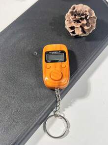 Contador electrónico de grano de madera, contador de recuento manual con retroiluminación LED, llavero con cordón portátil, dispositivo de recuento de sutras budistas, contador de reinicio preciso - Multicolor - Ver 5
