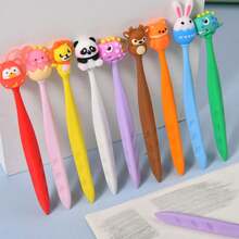 OBOVAY 1pc-Cartoon Bendable Eraser, Animal And Dinosaur Shaped Eraser, Multicolor Soft Eraser, Suitable For Students, Stationery Enthusiasts And Office Personnel, Student Supplies, Campus Stationery Small Gifts, Back To School Supplies, Also A Perfect Creative Gift For Stationery Enthusiasts, Back To School Stationery, Learning Supplies, Office, School Use, Drawing Tools, Office Supplies - Animal Series - View 5