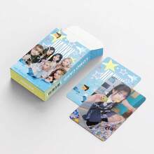 92张/盒 NMIXX “Bluevalentine” 照片卡（60张 LOMO 卡 + 32张贴纸），K-POP 粉丝周边，限量版 SKZ 粉丝应援礼品，收藏照片卡，贴纸 - 彩色 - 查看 9
