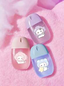 Cute Cat Pattern Candy-Colored Plastic Empty Bottle, Pump-Style Refillable Spray Bottle, Can Be Filled With Cleaning Liquid, Insect Repellent, Skincare Products, Reusable, Gift, Suitable For Daily Use, Travel Essential, Fine Mist Spraying, Leak-Proof Sealed Container, Bathroom Accessory - Multicolor - View 6