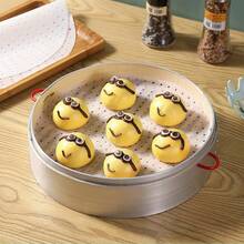 A Platinum Silicone Steamer Mat Pure Silicone Steamer Mat Mantou Mat Cage Drawer Cloth Household High Temperature Resistant Baking, Open Grid Design Steamer Board, Compatible With Electric Rice Cooker, Induction Cooker, Eddy Current Furnace - Easy To Clean, Space Saving, Suitable For Home, Restaurant Or Commercial Kitchen - For Steaming Vegetables, Dumplings, Etc - View 4