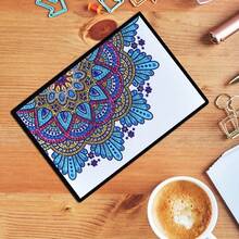 Bộ tranh đính đá, họa tiết bướm và mandala, sổ phác thảo bằng da PU, tranh khảm pha lê, đồ thủ công mỹ nghệ bằng da, thích hợp cho học tập, văn phòng, vẽ tranh nghệ thuật. - Nhiều màu - Xem 9