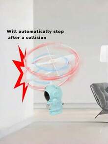 2026 New Astronaut Sensor Aircraft, Hover Flying Gesture Sensing Toy, Smart Sensing, Cosmic Starry Astronaut New Model Upgraded Flying Helicopter Children's Toy Gift, New Year Gift - White - View 8