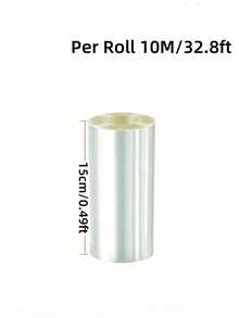 1 Roll Extra Long Transparent Cake Edging, Made Of PET Material, Cake Packaging Film, Used For Decorating Mousse, Chocolate Pastries, Baking Tools, Cake Decorations, Kitchen Supplies - Easily Make Delicious Cakes - Clear - View 14