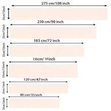 1 件装抽象植物图案桌旗,长方形抽象艺术桌布,适用于厨房、餐厅、咖啡馆、农舍派对、节日晚宴 - 彩色 - 查看 4