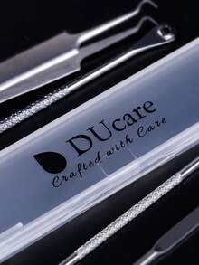 DUcare 4件套专业黑头粉刺去除工具套装，采用不锈钢材质，不同尖端设计，可精准去除黑头、白头和闭口粉刺，有效清除顽固痘痘，令肌肤光滑无瑕。 - 銀色 - 查看 7