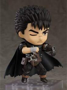 10cm Anime Collectible Figure, Fully Posable Toy Model, Guts Black Swordsman Statue, Anime Character Figurine, Stylish Black Knight Decor, Anime Merchandise Collectible Model - Multicolor - View 5