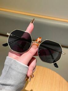 1pc Women's Retro Metal Multi-Frame Fashion Fashion Glasses - Multicolor - View 5