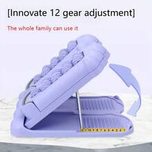 Foldable Multi-Function Stretching Board, Suitable For Home Use, Equipped With Inclined Standing Platform, Foot Rollers And Fitness Equipment. This 3-In-1 Inclined Standing Board Can Be Used As A Leg Ligament Stretching Device, And Also As A Massage And Fitness Tool - Multicolor - View 5