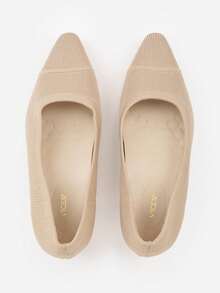 VICES Pumps In Sport Fabric With A Heel - Khaki - View 6