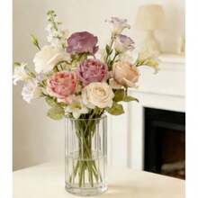 Artificial Silk Flowers Realistic Roses Bouquet Long Stem For Home Wedding Decoration Party ,Artificial Roses,Artificial Flowers, Artificial Roses - Multicolor - View 5