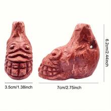 响亮的死亡哨 - 音量超过 125 分贝，模仿人类尖叫，采用黑色猩猩设计，是万圣节、应急准备和服装活动的理想之选，生存装备 | 主题派对用品 | 做工精良，搞笑恶作剧游戏，创意礼物。 - 彩色 - 查看 6