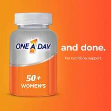 ONE A DAY Multivitamin For Women 50 And Over Tablets, Womens Multivitamin 50 Plus With Vitamins D, C, E, Zinc & Biotin, Daily Vitamins For Woman 50+, 100 Ct (Packaging May Vary) - 175 片裝(1 包) - 查看 9