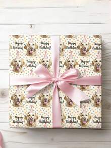 Papel de regalo de cumpleaños personalizado con foto de rostro, papel de regalo con estampado de rostro personalizado, papel de regalo con patrón de rostro divertido, papel de regalo con foto de rostro personalizado, envoltorio de cumpleaños personalizado único, regalo de cumpleaños, papel de regalo con estampado de rostro personalizado, envoltorio de cumpleaños personalizado único, regalo para la novia - Multicolor - Ver 2