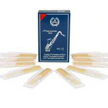 1 Box Alto Saxophone Reeds, 2.5 Strength, Professional Alto Sax Reeds, Pointed Tip Single Reed, Powerful Tone, Suitable For Beginners, Thick Tip Single Reed, Rich Tone, Easy To Play, Woodwind Instrument Accessories, Other Universal Instrument Accessories, Instrument Picks, Suitable For Performance, Practice, Recording, Classroom Teaching, Wind Instruments And Woodwind Instruments, Mini Instruments, Guitar Picks, Music Gifts, Teacher Gifts, Perfect Travel Instrument - Multicolor - View 6