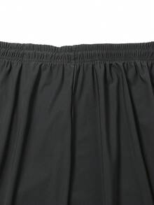 Pantalones casuales ligeros para hombre de talla grande, adecuados para correr, hacer ejercicio, ciclismo, color negro, primavera - Negro - Ver 10