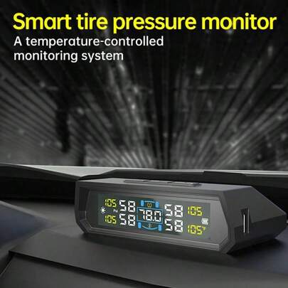 Hệ thống giám sát áp suất lốp ngoài không dây (TPMS) với bộ cảm biến góc điều chỉnh được dành cho xe SUV, bán tải, MPV, ORV.