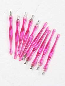 Rosa nagelbandstrimmer/borttagare, plasthandtag, nagelbandsmatare, gumminagelrengörare, förhårdnadsborttagare, manikyrverktyg, unisex - Multifärgad - Visa 2