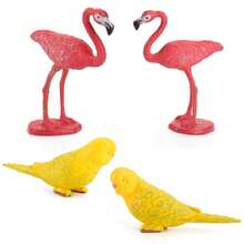 1 件仿真鹦鹉鸟模型玩具 - 彩色 - 查看 10