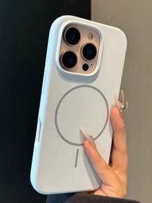 1 件装，液态硅胶磁吸式苹果手机壳，适用于新款 17、 17 Pro Max、 16 Pro Max、 15 Pro、 14、 13、12、11，适合作为情人节礼物、生日礼物、节日礼物、母亲节礼物送给家人、朋友、姐妹、女友。 - 遠峰藍 - 查看 2