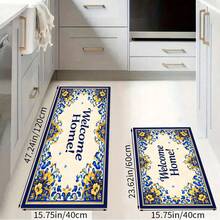 1pc Polyester Drainage Mat, Suitable For Kitchen, Living Room, Entrance, Balcony, Home Decor, Anti-Stain, Coffee Shop, Bar, Holiday, Party, Bedroom, Bathroom, Laundry Room - Multicolor - View 24