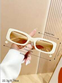 Kính thời trang màu be, đa năng dành cho nữ - Màu be - Xem 2