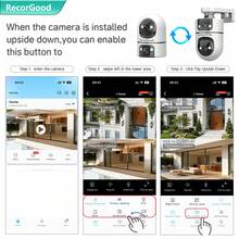 RecorGood 1个无线网络摄像头,1080P 2.4GHz WiFi网络监控系统,支持AI人形追踪、全彩夜视、双向语音、云台控制、APP控制、USB供电,适用于家庭、庭院、阳台等场所,可用于家庭安全监控,是万圣节、圣诞节、新年等节日的理想礼物之选。 - 黑與白 - 查看 10