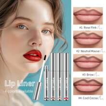4PCS Peel-Off Lip Care Tint Bundle | Brightening Nude Matte Finish | Transfer-Proof, Long-Wearing, Gentle Lip Stain For Soothed, Radiant Lips - 4pcs - 查看 5