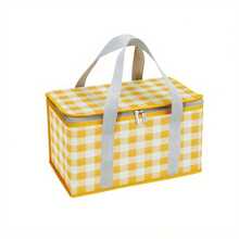1pc Simple Portable Zipper Storage Bag, Lightweight Insulated Lunch Bag Storage Bag, Picnic Bag - A - View 9