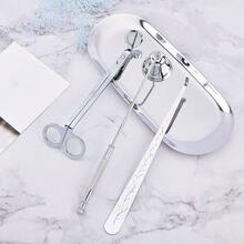 4-In-1 Black/Gold Candle Tool Set: Wick Trimmer, Wick Snuffer, Wick Dipper, Stainless Steel Candle Lid Tool Set, Candle Accessories Set, Durable Anti-Rust Design, Ideal Choice For Candle Enthusiasts. - Black - View 13