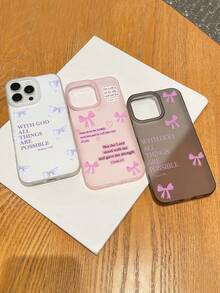 3件套宗教文字蝴蝶手机壳，多巴胺柔和蝴蝶和圣经经文元素，兼容 17 Pro Max/ 17/ 17 Pro/ 11/ 15/ 15 Pro Max/ 14/ 14 Pro/ 14 Pro Max/ 15 Plus/ 14 Plus/ 13 Pro Max/ 16 Pro/ 16 Plus/ Air/ 16 Pro Max - 彩色 - 查看 8