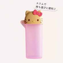 SANRIO Cartoon Cat Storage Box, Cute Compact Toothpick/Cotton Pad Portable Mini Travel Organizer - A - View 5